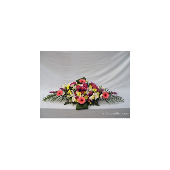 Centro de flor variada grande