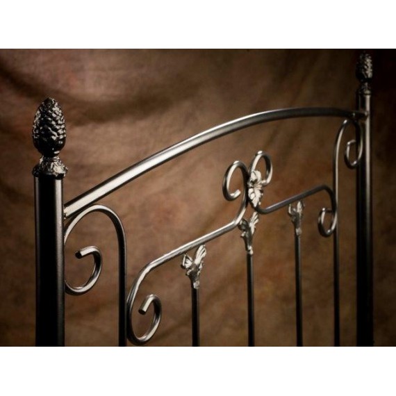 Cabecero de forja color negro mod. Sofia (90 cm)