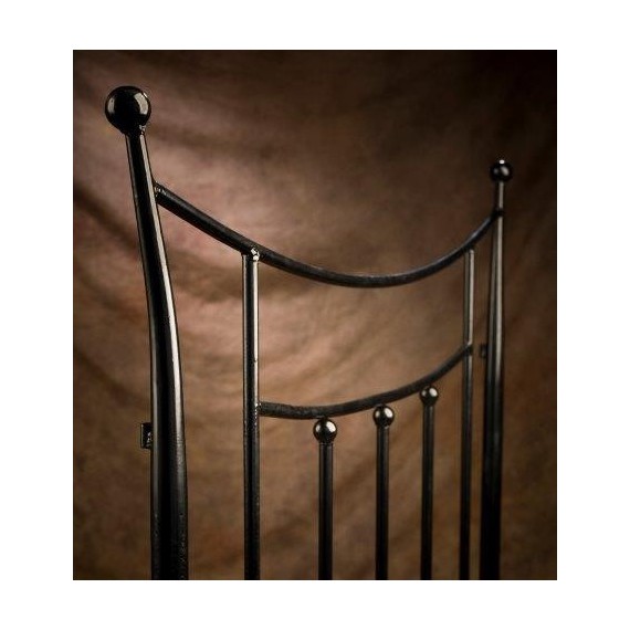 Cabecero de forja color negro mod. Coral (90 cm)