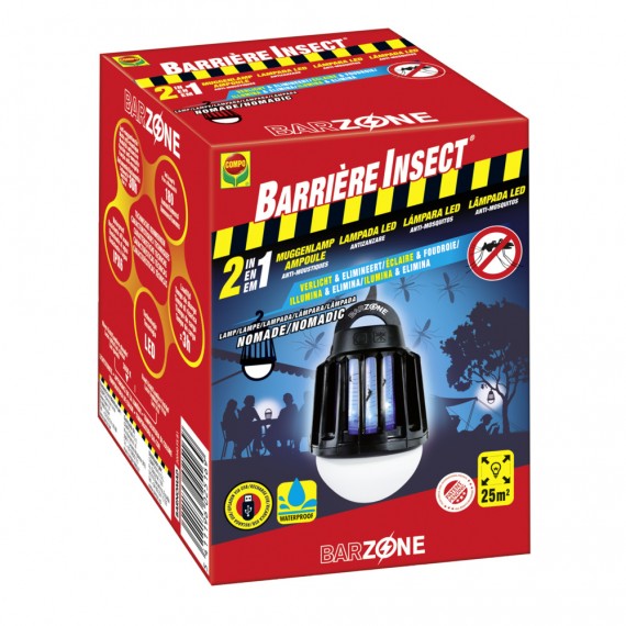 Lámpara led antimosquitos Compo