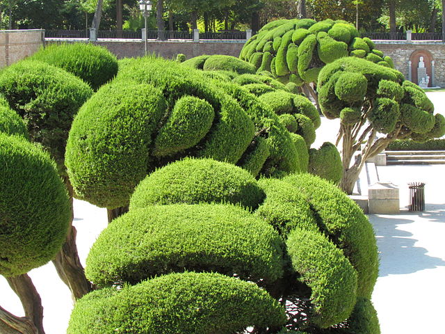 Topiarios de los Jardines del Parque del Retiro