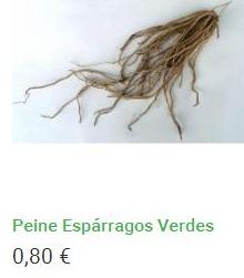 Peines o garras de espárragos