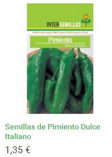 Semillas de Pimiento Verde Dulce Italiano