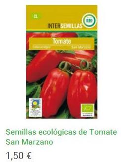 Semillas ecológicas de Tomate San Marzano