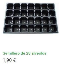 Semillero 28 cavidades